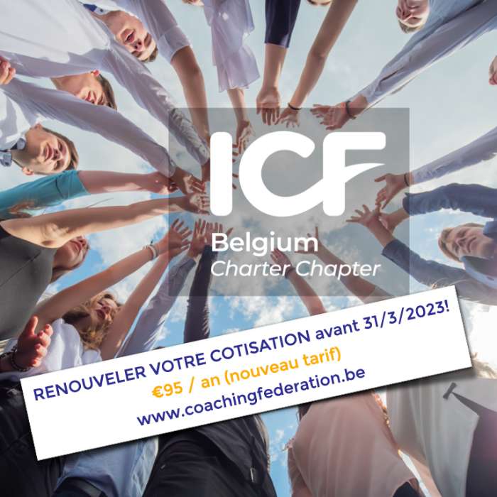 Renouveler votre côtisation ICF Belgium avant 31/03/2023!