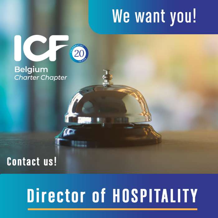 ICF CHAPTER BE RECRUTE! DIRECTOR HOSPITALITY & MEMBERSHIP