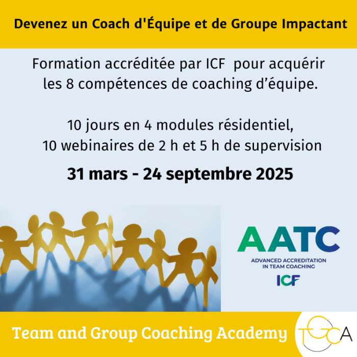 Certification de Praticien en coaching d'équipe et de groupe