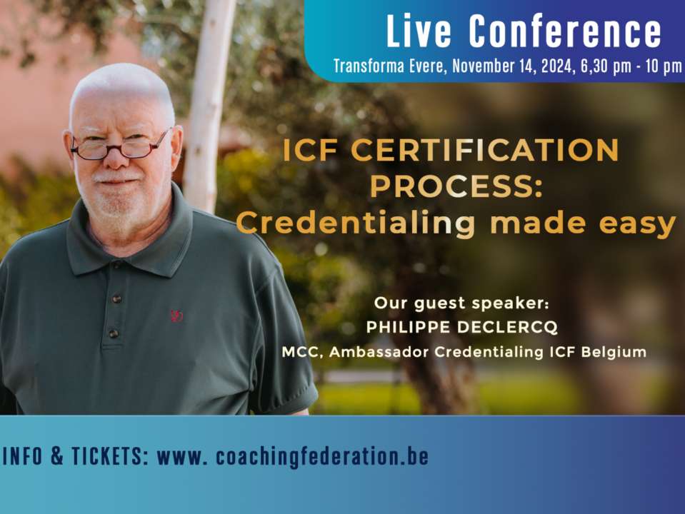 ICF Certification Process: Credentialing made easy - Wednesday November 14th